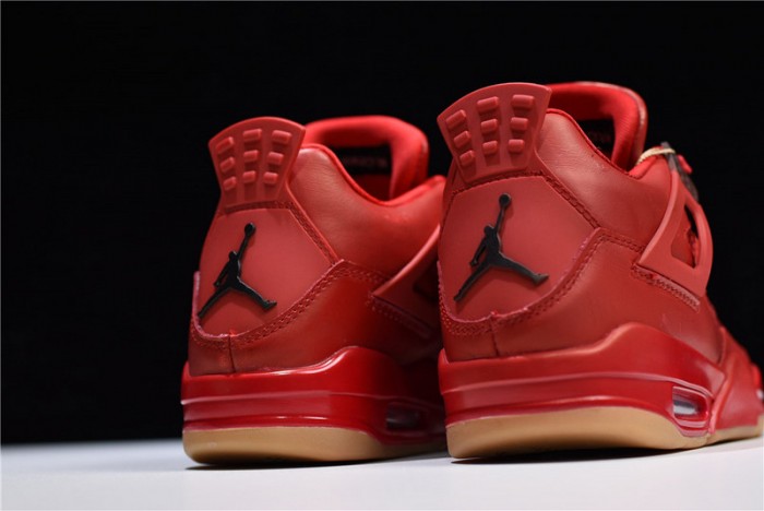 air jordan 4 fire red gum singles day av3914-600