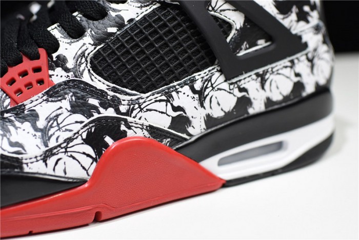 2018 nwe 4 tattoo men chinese element limited edition white black b00897-006