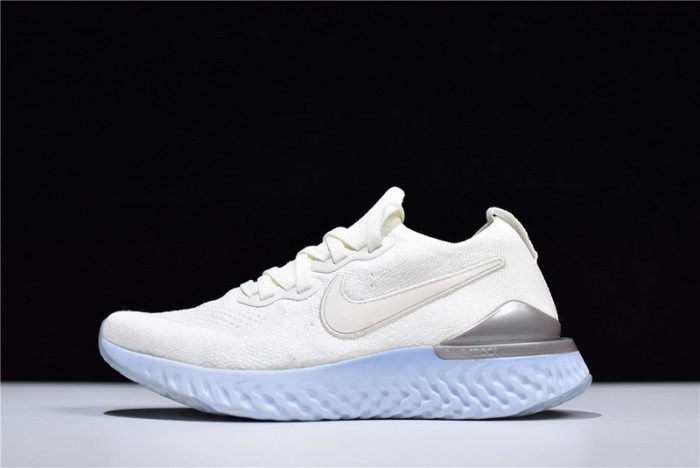 nike epic react flyknit 2 running shoe bq8927-100