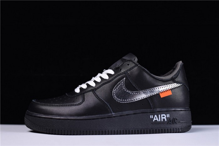 ow x nike air force 1 07 low black av5210-001