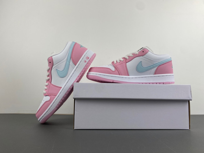 air jordan 1 low se paw print pink foam hm3706-141