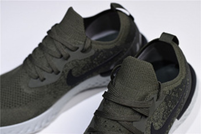 nike epic react flyknit olive aq0067 300