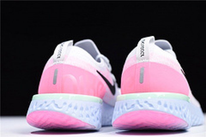 nike epic react flyknit pure platinum womens aq0067-007