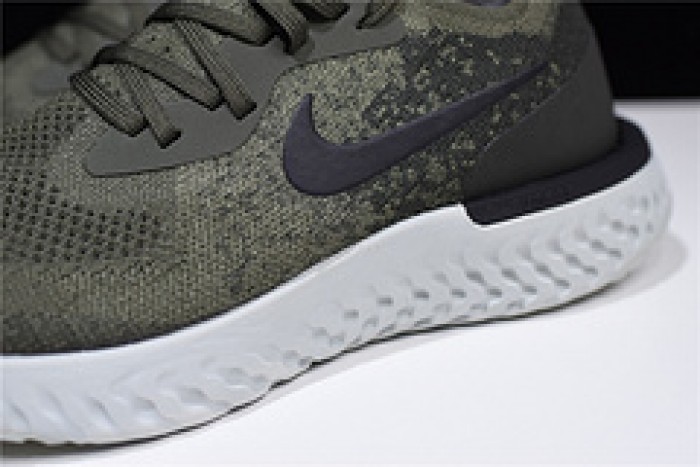 nike epic react flyknit olive aq0067 300