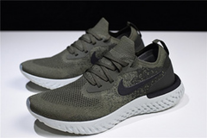 nike epic react flyknit olive aq0067 300