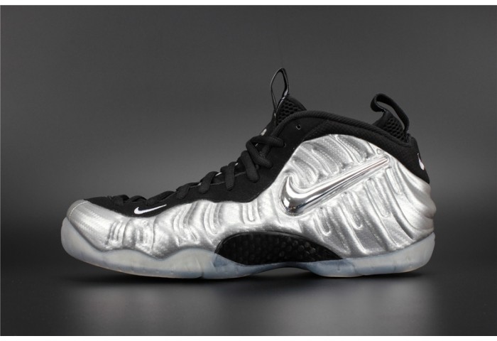 Nike Air Foamposite Pro PRM “Silver Surfer” metallic silver mens 616750-004