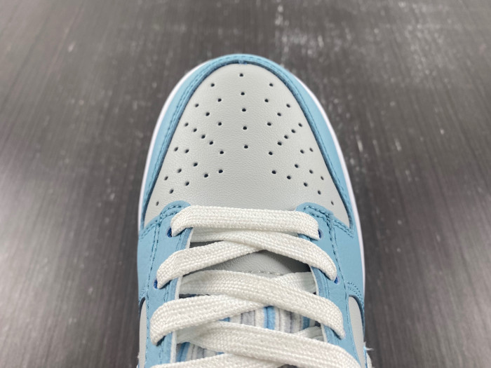 Nike Dunk Low Retro Fleece Swoosh Worn Blue FB1871-011