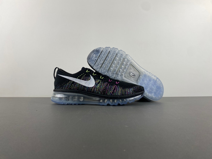 Nike Flyknit Air Max Black Multi-Color 620469-015