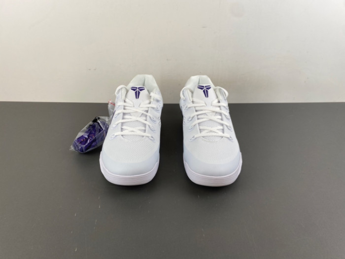 Nike Kobe 9 Elite Low EM Protro White Court Purple IH1401-100