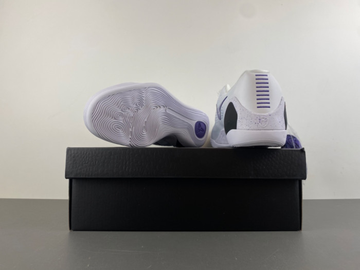 Nike Kobe 9 Elite Low EM Protro White Court Purple IH1401-100
