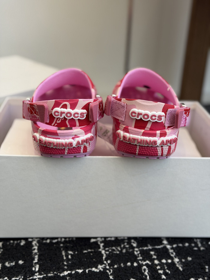 BAPE × Cr0c5 Camo pink BC04