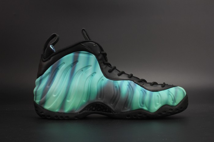 Nike Air Foamposite One “Northern Lights” Black/Green mens 840559-001