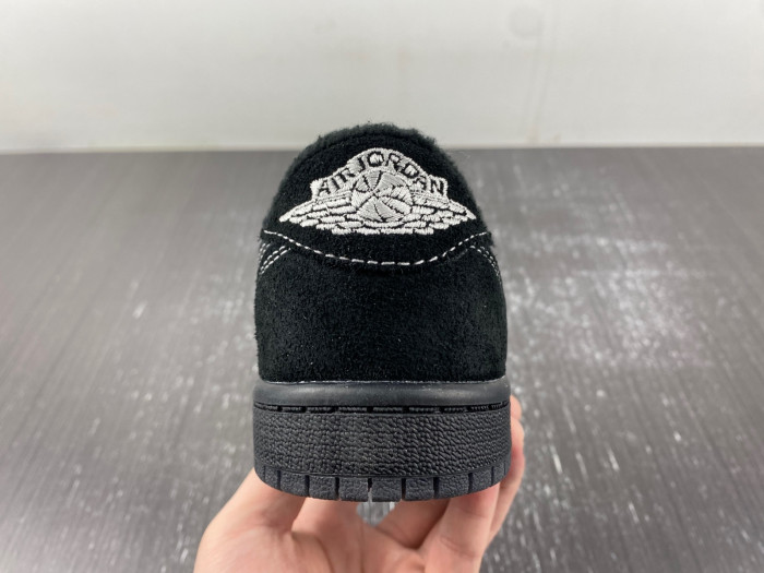 TRAVIS SCOTT X AIR JORDAN 1 LOW “Black Phantom” KIDS DO5442-001