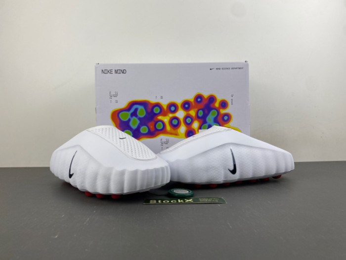 Nike Mind 001 Slide White Speed Red HQ4307-101