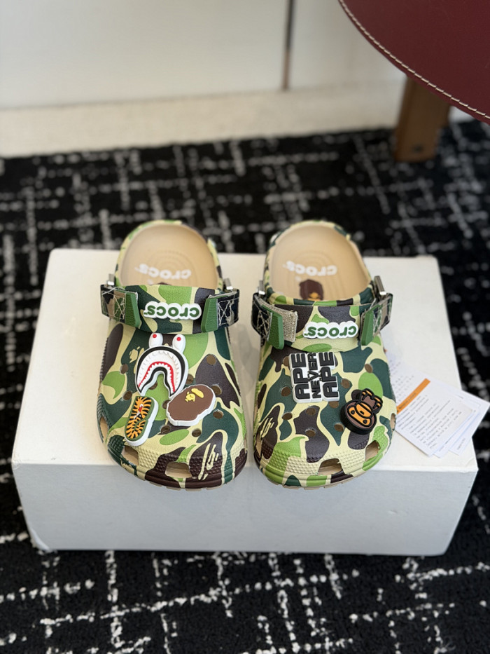 BAPE × Cr0c5 Camo Green BC01