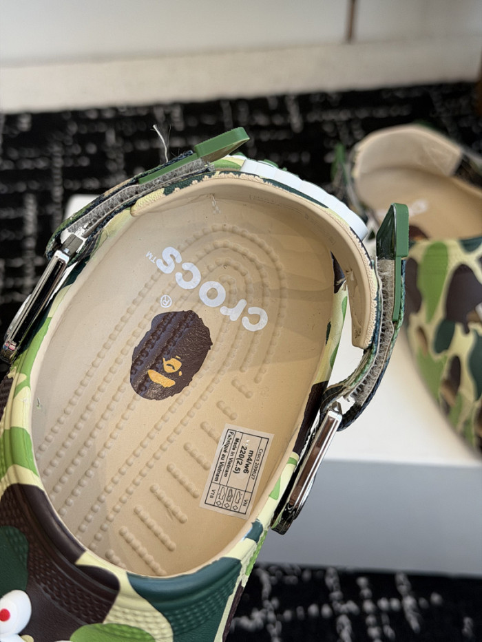 BAPE × Cr0c5 Camo Green BC01