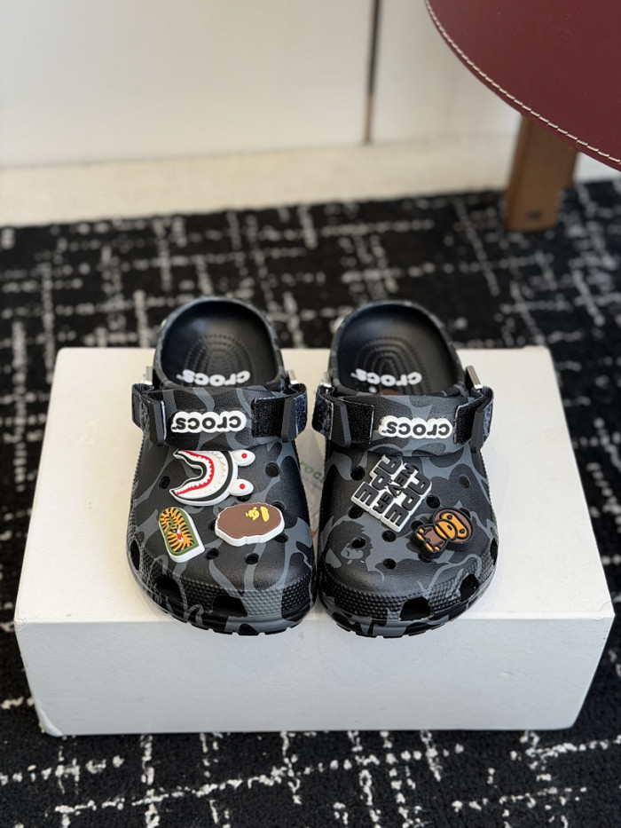 BAPE × Cr0c5 Camo black BC02