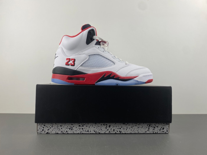 Air Jordan 5 Retro Fire Red Black Tongue (2025) HQ7978-101